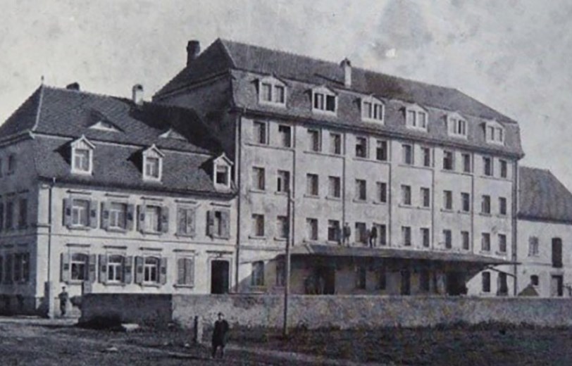 Gondelsheimer Heck-Mühle um 1910