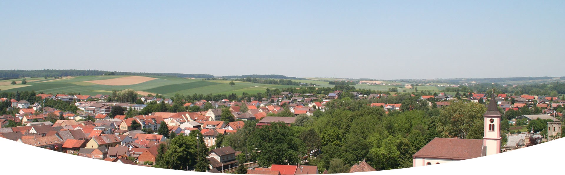 View over Gondelsheim, view into the distance ...